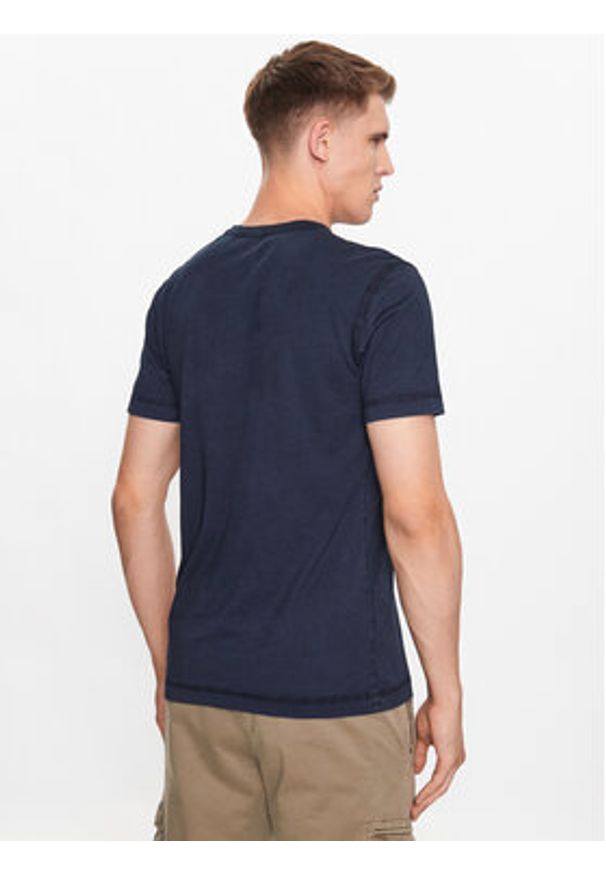 BOSS - Boss T-Shirt Tokks 50502173 Granatowy Regular Fit. Kolor: niebieski. Materiał: bawełna