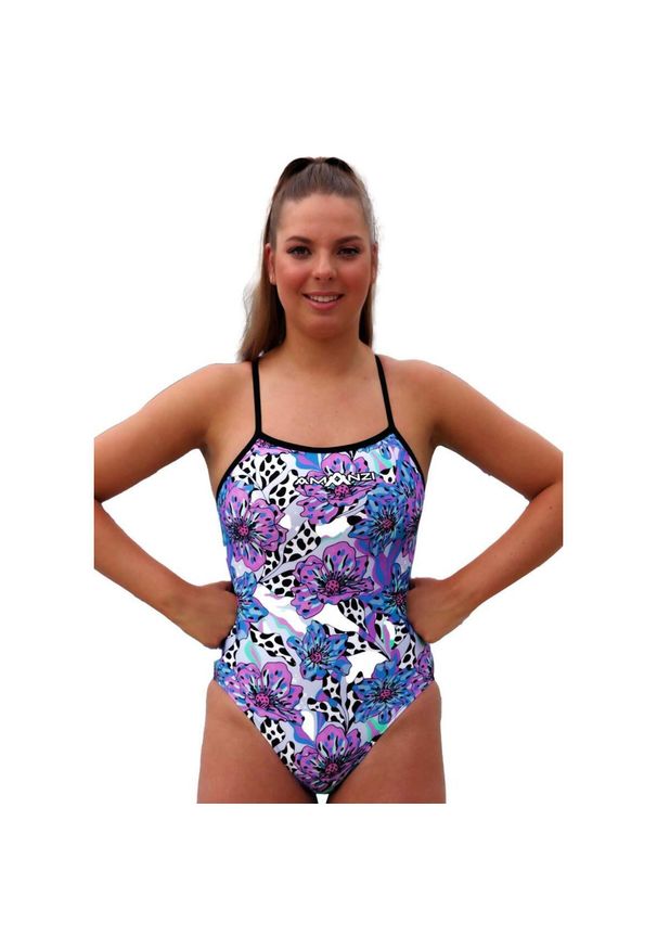 AMANZI - Amanzi Wildflower Pro Back Strój Kąpielowy – Rozmiar 26. Kolor: wielokolorowy