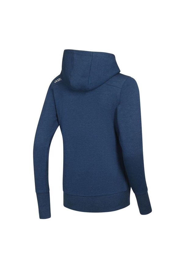 OCUN - Bluza z kapturem damska Ocun Hoodie. Typ kołnierza: kaptur. Kolor: niebieski. Materiał: polar. Sport: turystyka piesza