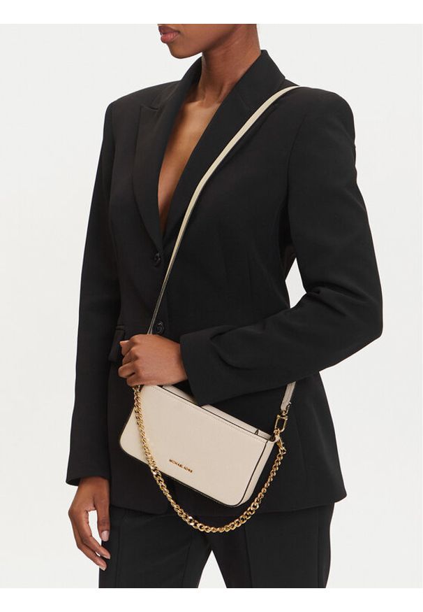 MICHAEL Michael Kors Torebka 32S5GYTU1L Beżowy. Kolor: beżowy. Materiał: skórzane