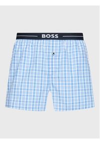 BOSS - Boss Komplet 2 par bokserek Nos 50480056 Błękitny. Kolor: niebieski. Materiał: bawełna #3