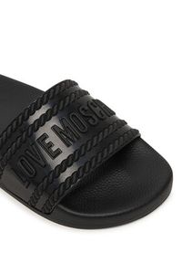 Love Moschino - LOVE MOSCHINO Klapki JA28342G0OI22000 Czarny. Kolor: czarny. Materiał: syntetyk #3