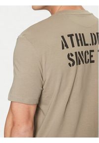 Guess T-Shirt Z5RI14 J1314 Beżowy Regular Fit. Kolor: beżowy. Materiał: bawełna #4