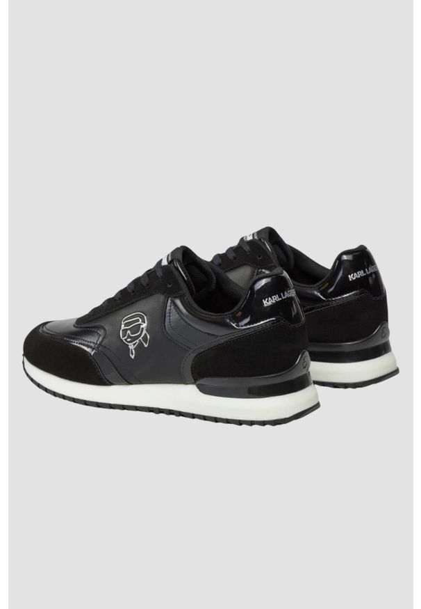 Karl Lagerfeld - KARL LAGERFELD Czarne Velocitor Ii Karl Nft Lo Lace. Kolor: czarny