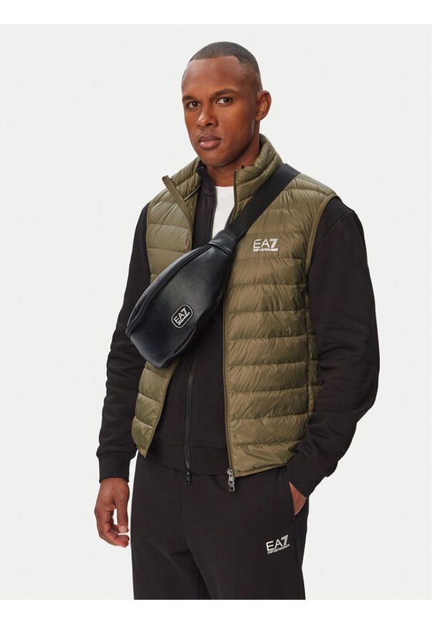 EA7 Emporio Armani Nerka 7X000073 AF29345 Czarny. Kolor: czarny. Materiał: skóra
