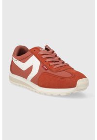 Levi's® - Levi's sneakersy STRYDER RED TAB S kolor różowy 235401.82. Okazja: na spotkanie biznesowe. Nosek buta: okrągły. Kolor: różowy. Materiał: guma #4