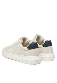 Calvin Klein Jeans Sneakersy YM0YM01299 Beżowy. Kolor: beżowy. Materiał: zamsz, skóra