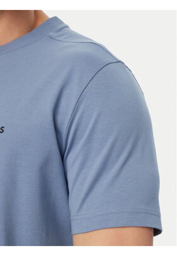 BOSS T-Shirt 50506373 Niebieski jasny Regular Fit. Kolor: niebieski. Materiał: bawełna