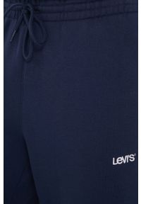 Levi's® - Levi's spodnie męskie kolor granatowy gładkie. Kolor: niebieski. Materiał: dzianina. Wzór: gładki #3