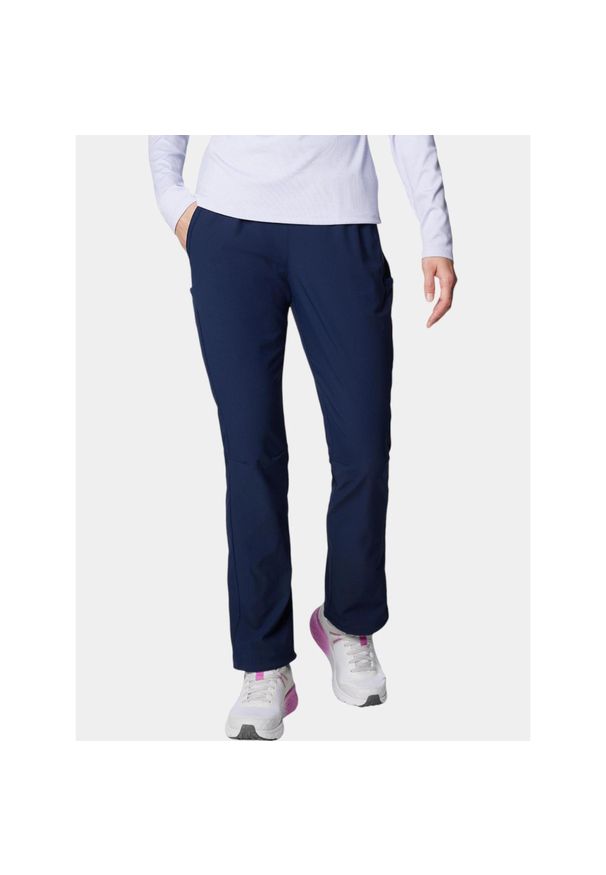 columbia - Spodnie turystyczne damskie Columbia Leslie Falls Pull-On. Kolor: niebieski. Sezon: lato. Sport: turystyka piesza