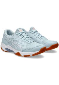 Buty do siatkówki Asics Upcourt 6 W 1072A093 020 niebieskie. Kolor: niebieski. Materiał: mesh, kauczuk, skóra, syntetyk. Szerokość cholewki: normalna. Sport: siatkówka