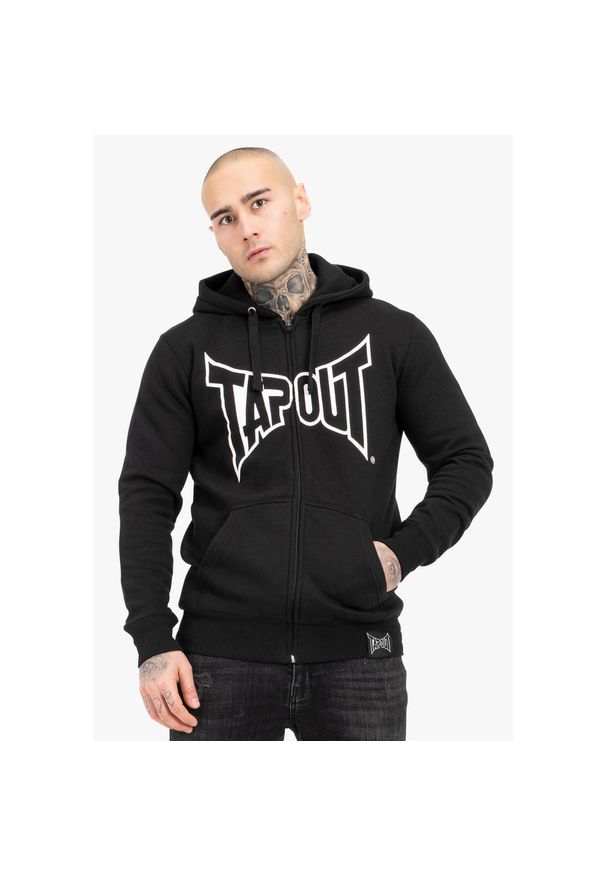 TAPOUT - Bluza z kapturem, zapinana na zamek, o regularnym kroju Tapout Marfa. Typ kołnierza: kaptur. Kolor: czarny, wielokolorowy, biały. Materiał: polar. Sport: joga i pilates