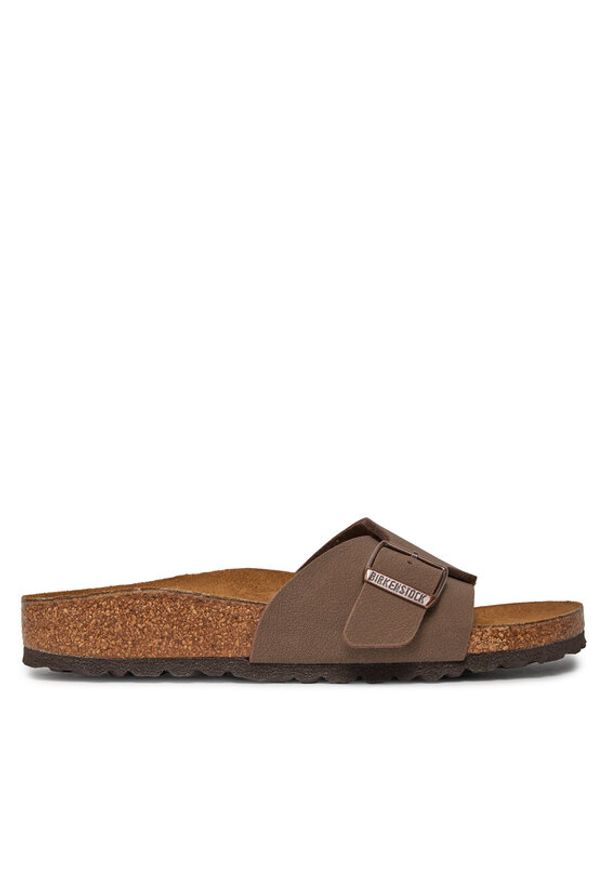 Birkenstock Klapki Catalina 1026510 Brązowy. Kolor: brązowy. Materiał: skóra