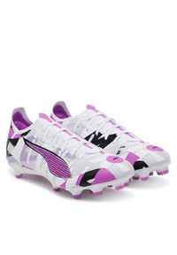 Puma Buty do piłki nożnej Ultra 5 Match Forever Fg/Ag 108412 01 Biały. Kolor: biały. Materiał: materiał #5