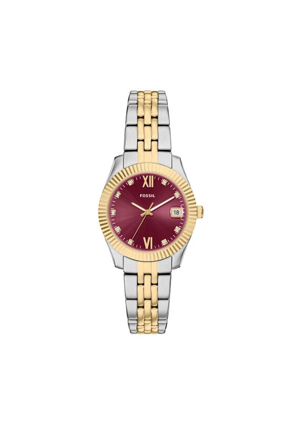 Fossil Zegarek Scarlette ES5461 Złoty. Kolor: złoty