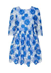 YAS Sukienka codzienna 26029716 Niebieski Regular Fit. Okazja: na co dzień. Kolor: niebieski. Materiał: syntetyk. Typ sukienki: proste. Styl: casual #4