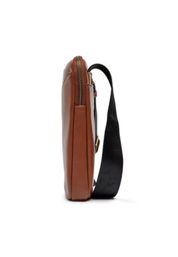 Guess Saszetka HMMECA P4223 Brązowy. Kolor: brązowy. Materiał: skóra