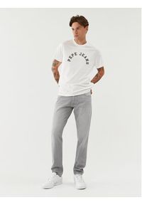 Pepe Jeans T-Shirt Westend Tee PM509124 Biały Regular Fit. Kolor: biały. Materiał: bawełna #3