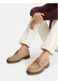 Guess Jeans Półbuty CWBEO-FOX-01 MI08 Beżowy. Kolor: beżowy. Materiał: nubuk, skóra #6