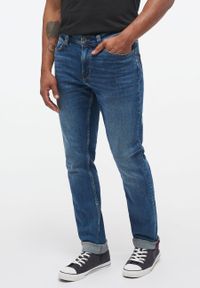 Mustang - MUSTANG BOSTON MĘSKIE SPODNIE JEANSOWE DENIM BLUE 1013756 5000 582