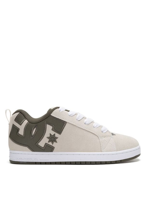 DC Sneakersy COURT GRAFFIK SE DC01665100 Beżowy. Kolor: beżowy. Materiał: zamsz, skóra