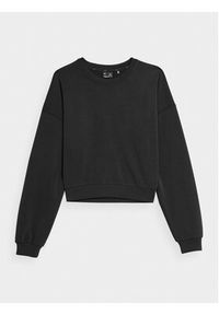 4f - 4F Bluza 4FAW23TSWSF701 Czarny Regular Fit. Kolor: czarny. Materiał: syntetyk #6