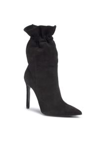 Botki Gino Rossi DBK241-MIYA Black. Kolor: czarny. Materiał: zamsz, skóra #1
