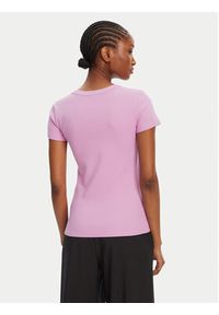 Hugo - HUGO T-Shirt Easy 50523924 Różowy Slim Fit. Kolor: różowy. Materiał: bawełna #3