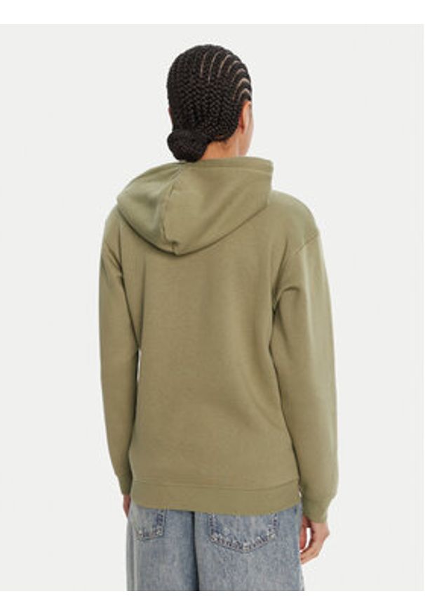 Roxy Bluza Surf Stoked Zipped Brushed ERJFT05022 Zielony Regular Fit. Kolor: zielony. Materiał: bawełna