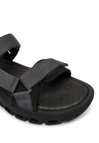 skechers - Skechers Sandały Glide Step Sandal 233382/BBK Czarny. Kolor: czarny. Materiał: materiał #5