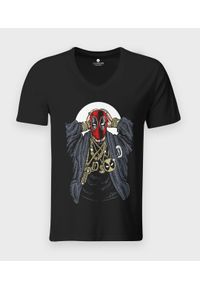 MegaKoszulki - Koszulka męska v-neck Rapper Deadpool. Materiał: skóra, bawełna, materiał. Styl: klasyczny #1