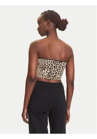 Noisy may - Noisy May Top Avery 27034321 Brązowy Slim Fit. Kolor: brązowy. Materiał: syntetyk #2