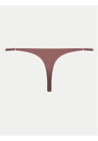 Calvin Klein Underwear Stringi 000QF7547E Różowy. Kolor: różowy. Materiał: syntetyk