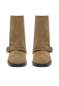 G-Star RAW - G-Star Raw Botki EO-UMIT-LT24198D-601 Beżowy. Kolor: beżowy. Materiał: zamsz, skóra #3
