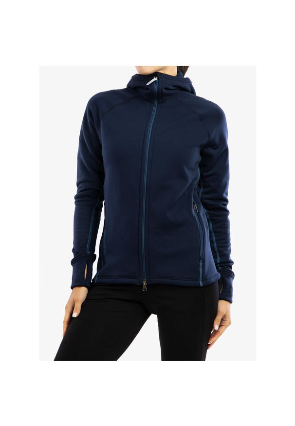 Bluza polarowa damska Houdini Power Houdi. Kolor: niebieski. Materiał: polar. Sezon: zima. Sport: narciarstwo