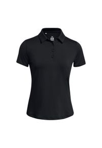Damska koszulka polo Under Armour Playoff. Typ kołnierza: polo. Kolor: szary, czarny, wielokolorowy. Styl: sportowy #1