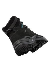 Buty trekkingowe damskie Lowa Renegade Mid Gtx. Wysokość cholewki: za kostkę. Kolor: wielokolorowy, czarny. Materiał: materiał, skóra. Szerokość cholewki: normalna