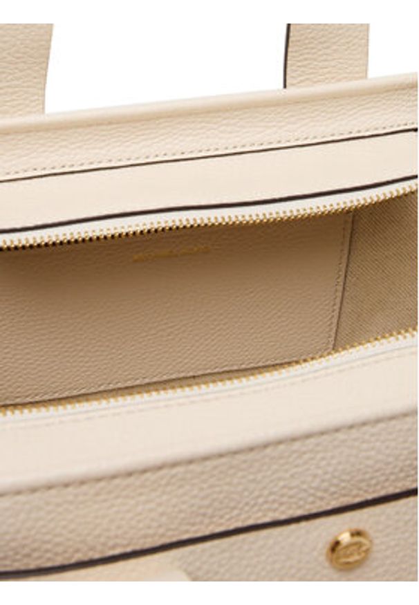 MICHAEL Michael Kors Torebka Romee 30T5G1ZS1L Écru. Materiał: skórzane