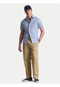 Polo Ralph Lauren Koszula 710850782001 Błękitny Custom Fit. Typ kołnierza: polo. Kolor: niebieski. Materiał: bawełna #3