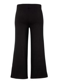Cellbes - Spodnie culottes z pewnego trykotu. Kolor: czarny. Materiał: guma
