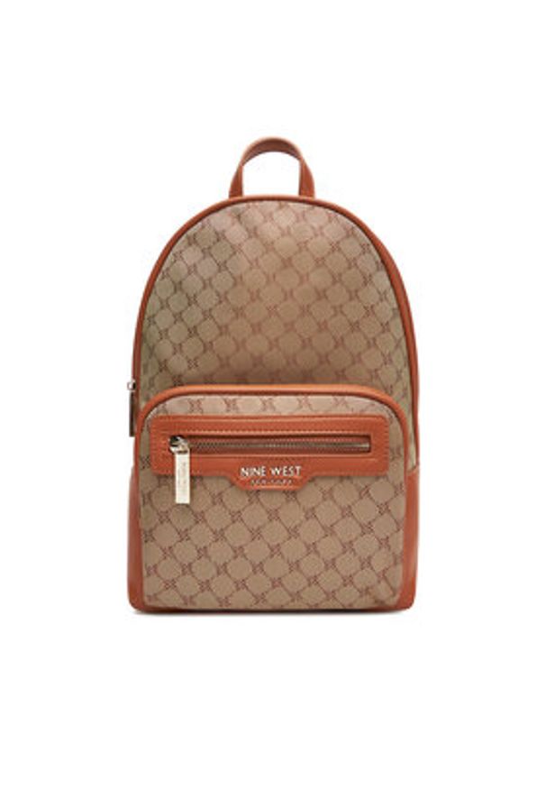 Nine West Plecak CEO-OLIVIA-I-B24334 Beżowy. Kolor: beżowy. Materiał: materiał