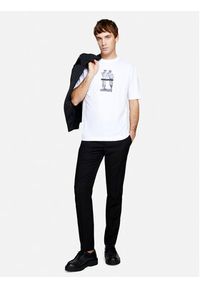Sisley T-Shirt 3I1XS103I Biały Regular Fit. Kolor: biały. Materiał: bawełna #2