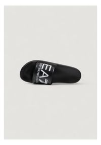 EA7 Emporio Armani Klapki 7X000108 AF15118 UC001 Czarny. Kolor: czarny