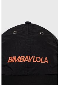 Bimba y Lola - BIMBA Y LOLA - Czapka z daszkiem. Kolor: czarny. Wzór: aplikacja