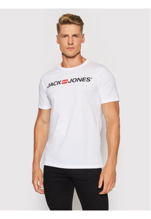 Jack & Jones Komplet t-shirtów Corp Logo 12191330 Kolorowy Slim Fit. Materiał: bawełna. Wzór: kolorowy