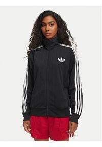 Adidas - adidas Bluza Pinstripe Firebird KS6786 Czarny Loose Fit. Kolor: czarny. Materiał: syntetyk #1