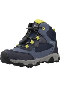 Geox - Buty GEOX J MAGNETAR BOY B ABX Niebieski. Kolor: niebieski. Materiał: syntetyk, tkanina. Sport: turystyka piesza #1