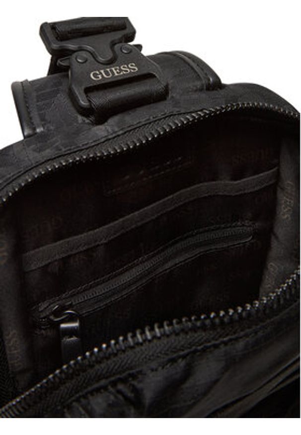 Guess Plecak HMASNC P5326 Czarny. Kolor: czarny. Materiał: materiał
