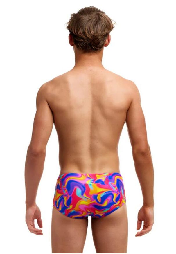 FUNKY TRUNKS - Kąpielówki chłopięce spodenki bokserki szybkoschnące Funky Trunks Summer Swirl. Kolor: czerwony, różowy, wielokolorowy