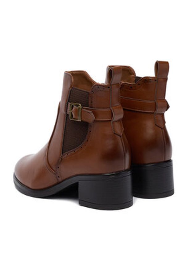 Clara Barson Botki CEO-RE21E838-27 Brązowy. Kolor: brązowy. Materiał: syntetyk, materiał